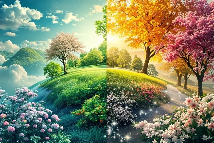 绿色星球·四季 封面海报